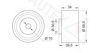 AUTEX 651386 Deflection/Guide Pulley, timing belt